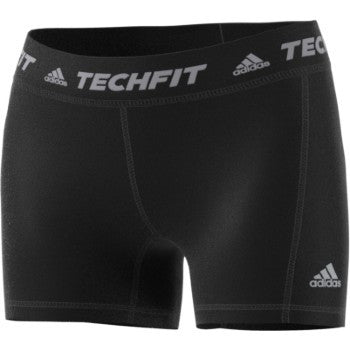 adidas TECHFIT Base Short - Black Training Wear Black Womens XSmall - Third Coast Soccer