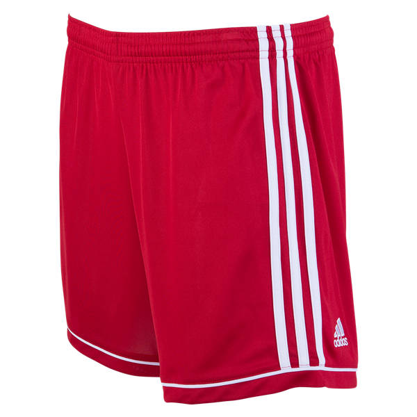 adidas Women's Squadra 17 Short - Power Red/White Shorts Power Red/White Womens XSmall - Third Coast Soccer