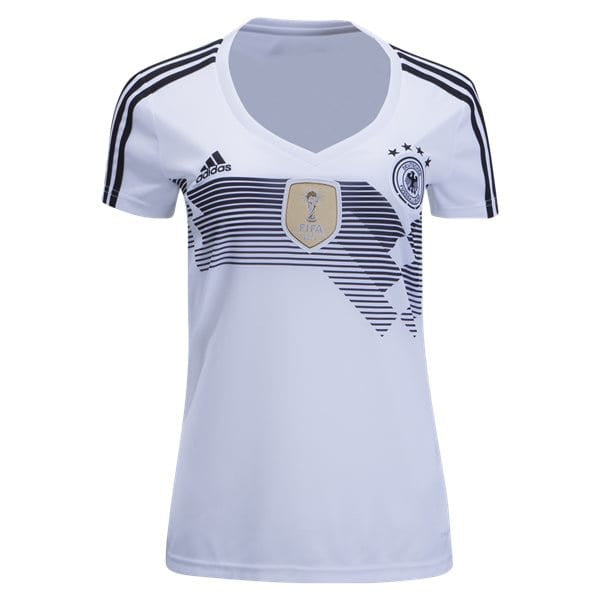 adidas Germany Women's Home Jersey 2018 International Replica Closeout White/Black Womens XXSmall - Third Coast Soccer