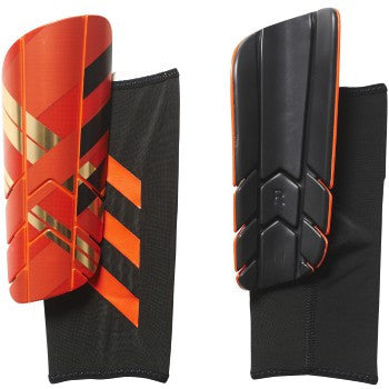 adidas Ghost Pro Shinguard - Solar Red/Gold Metallic/Black Adult Shinguards Solar Red/Gold Metallic/Black Small - Third Coast Soccer