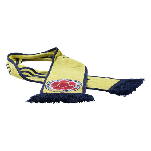adidas Colombia Home Scarf 2018 Scarves Boldyellow/Navy - Third Coast Soccer