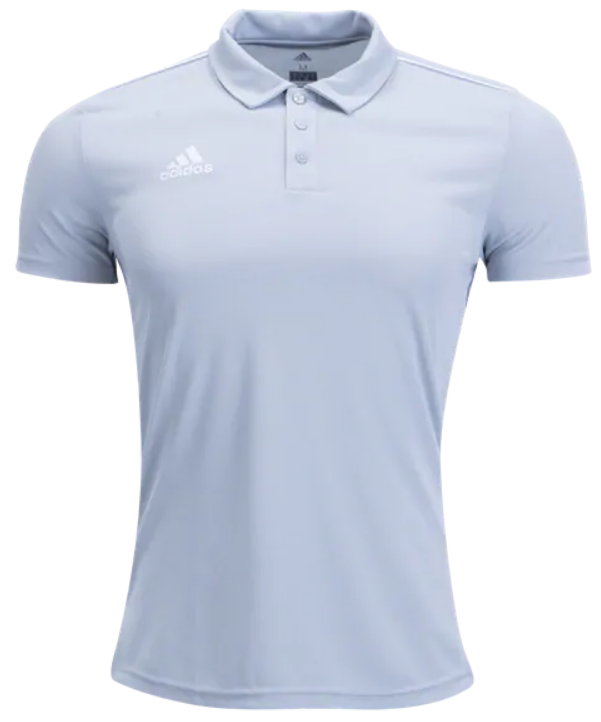 adidas Core 18 ClimaLite Polo - Stone/White Polos Stone/White Mens Small - Third Coast Soccer