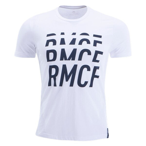 adidas Real Madrid DNA Tee - White Club Replica White/Night Indigo Mens Small - Third Coast Soccer