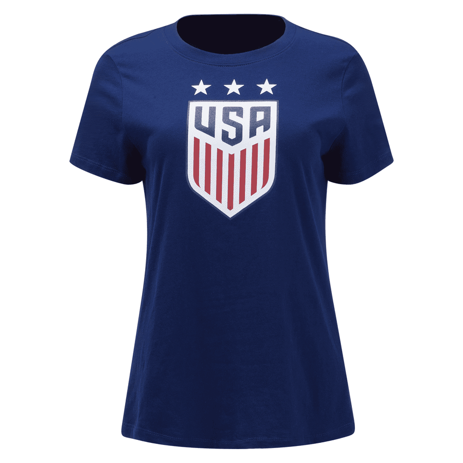Nike Women's USWNT Crest Tee - Blue Void International Replica Blue Void Womens XSmall - Third Coast Soccer