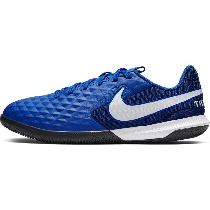 Nike Junior Tiempo Legend 8 Academy IC Youth Footwear Hyper Royal/White Youth 12 - Third Coast Soccer