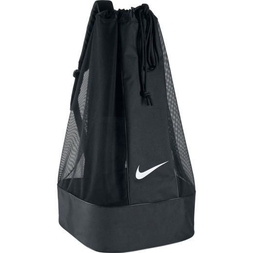 Nike Club Team Swoosh Ball Bag Ball Accessories Black  - Third Coast Soccer