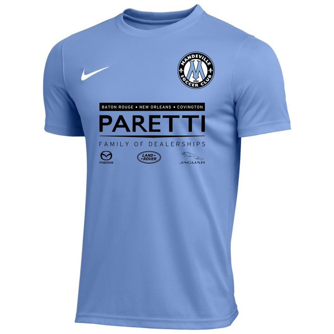 Nike MSC Youth Recreational Park VII Jersey - Blue Mandeville Soccer Club Rec - Third Coast Soccer