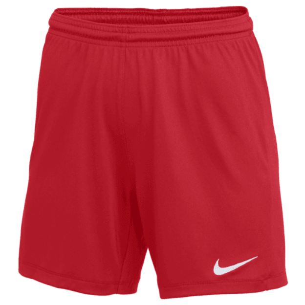 Nike Women's Park III Short Shorts University Red/White Womens XSmall - Third Coast Soccer