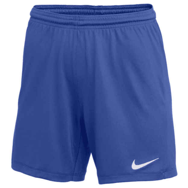 Nike Women's Park III Short Shorts Game Royal/White Womens XSmall - Third Coast Soccer