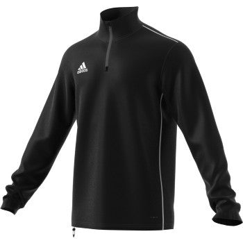 adidas Core 18 Training Top - Black/White Training Wear Black Mens Small - Third Coast Soccer