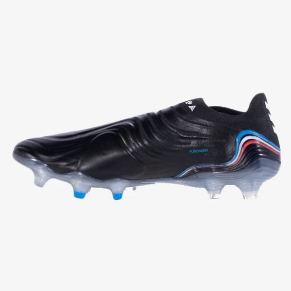 adidas Copa Sense+ FG Mens Footwear Black/White/Blue Rush Mens 6.5 - Third Coast Soccer
