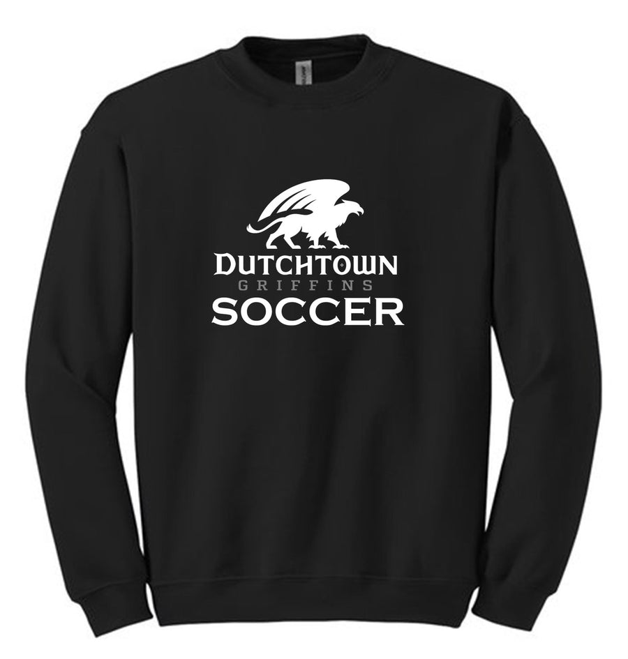 Dutchtown Soccer Crewneck Sweatshirt Training Wear Black Youth Medium - Third Coast Soccer