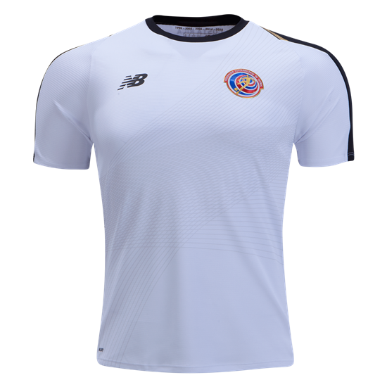 New Balance Costa Rica Away Jersey 2018 International Replica Closeout White Mens Small - Third Coast Soccer