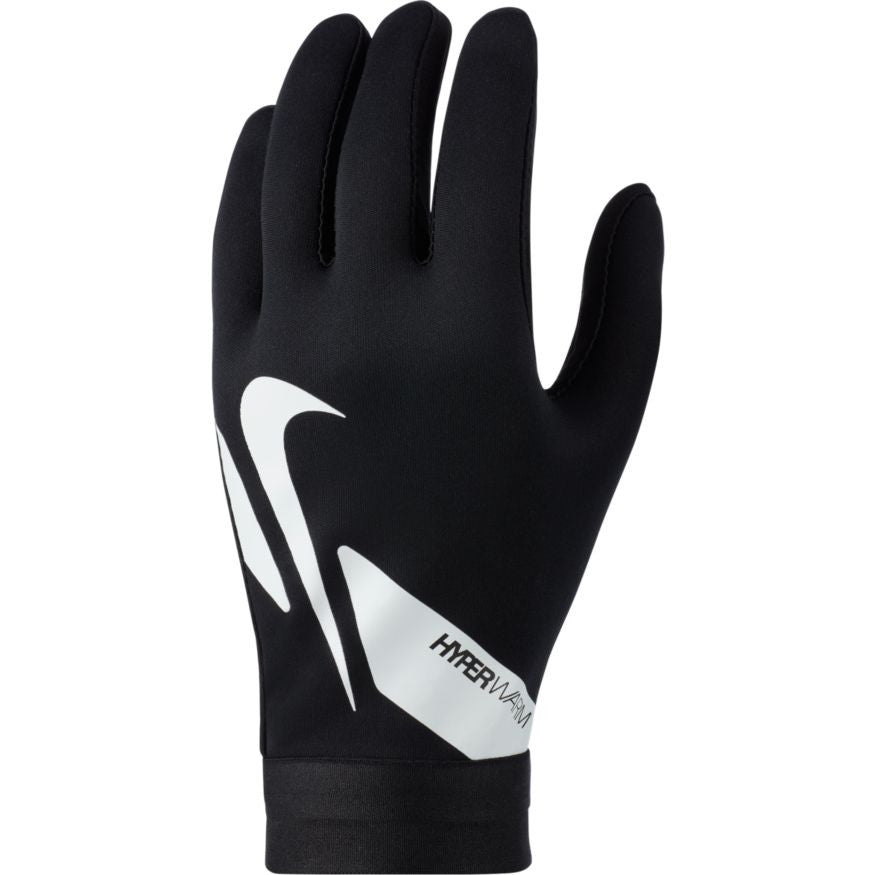 Nike Hyperwarm Academy Glove - Black/White Gloves Black/White XLarge - Third Coast Soccer