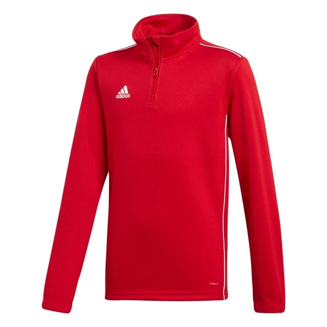 adidas Core 18 Training Top - Power Red/White Training Wear Power Red/White Mens Small - Third Coast Soccer