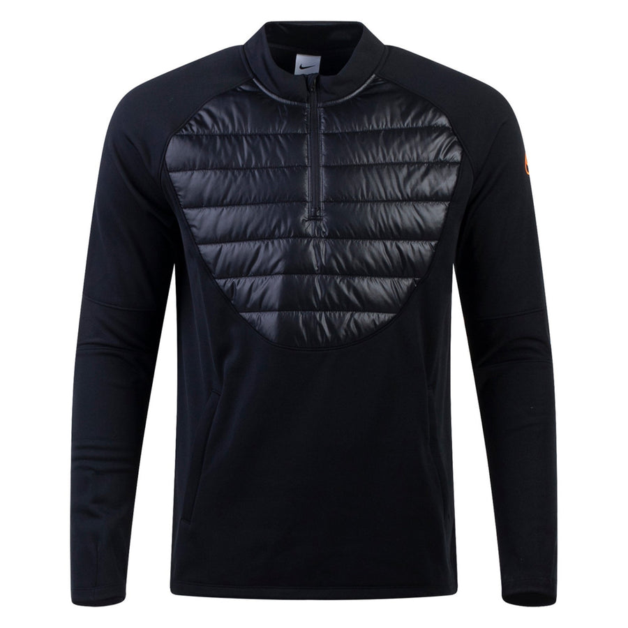 Nike Academy Winter Warrior Jacket - Black apparel closeout Black/Black/Total Orange Mens Small - Third Coast Soccer