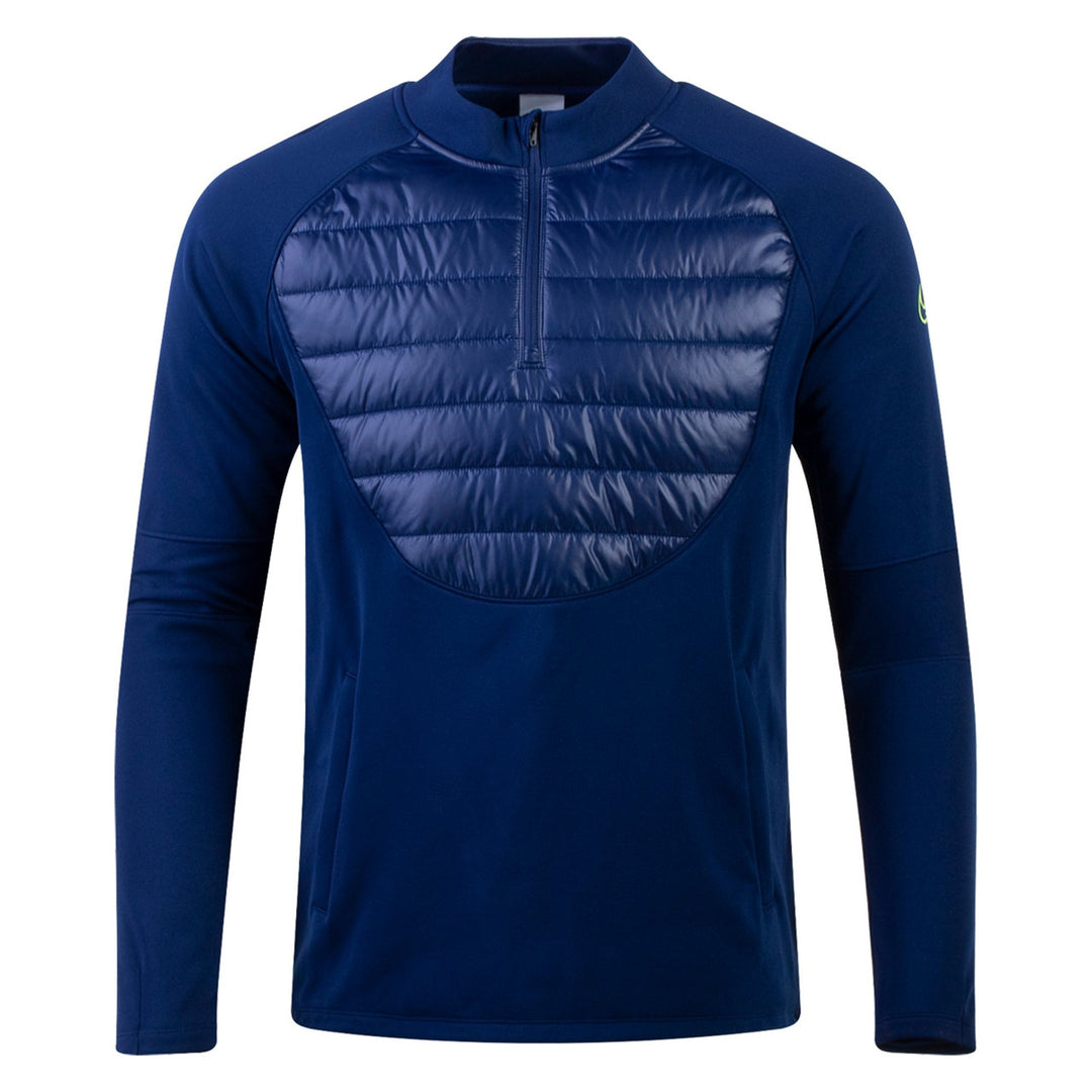 Nike Academy Winter Warrior Jacket - Blue Void apparel closeout Blue Void/Volt Mens Small - Third Coast Soccer