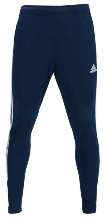 adidas Tiro 19 Training Pant - Dark Blue/White Pants Dark Blue/White Mens Small - Third Coast Soccer
