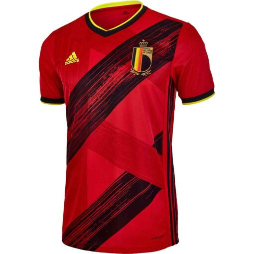 adidas Belgium Home Jersey 19/20 International Replica Closeout Collegiate Red Mens Small - Third Coast Soccer