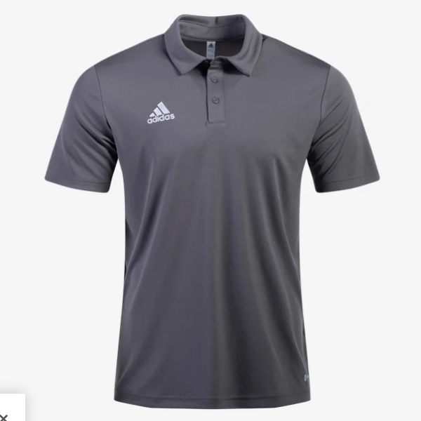 adidas Entrada 22 Polo - Grey Polos Team Grey Mens XSmall - Third Coast Soccer