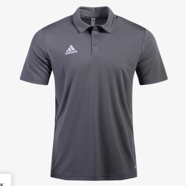 adidas Entrada 22 Polo - Grey Polos Team Grey Mens Large - Third Coast Soccer