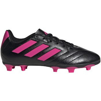adidas Goletto VII Junior FG - Black/Shock Pink Youth Footwear Closeout - Third Coast Soccer