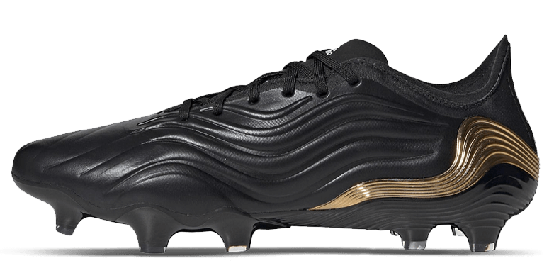 adidas Copa Sense.1 FG - Black/Gold Men's Footwear Closeout Core Black/White/Gold Metallic Mens 7 - Third Coast Soccer