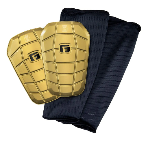 G-Form Pro-S Clash Shin Guards - Gold Adult Shinguards Gold/Black Small - Third Coast Soccer