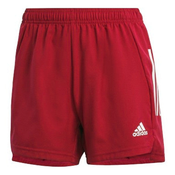 adidas BRSC Womens Condivo 22 Short - Red Shorts Womens Extra Small Red/White - Third Coast Soccer