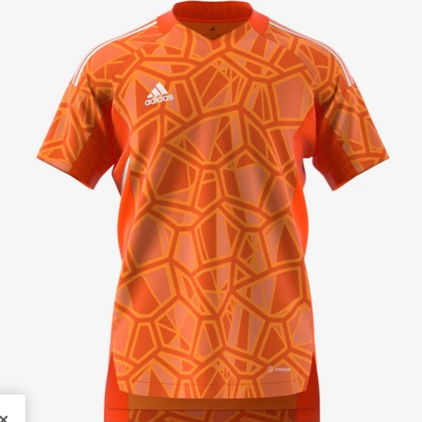 adidas Condivo 22 Goalkeeper SS Jersey - Orange Goalkeeper Orange Mens Small - Third Coast Soccer