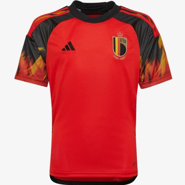 adidas Youth Belgium Home Jersey 2022 International Replica Closeout   - Third Coast Soccer