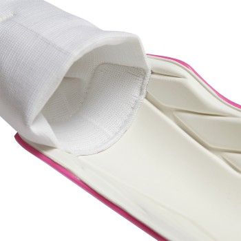 adidas Junior Tiro Match Shinguard. - White/Shock Pink Youth Shinguards White/Team Shock Pink Medium - Third Coast Soccer