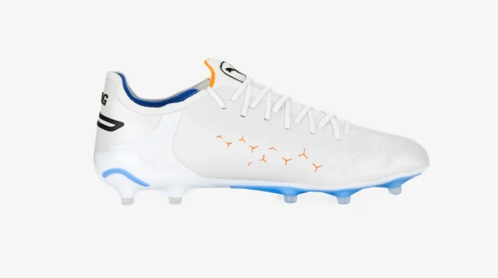 Puma King Ultimate FG/AG - White/Black/Blue Glimmer Men's Footwear Closeout   - Third Coast Soccer