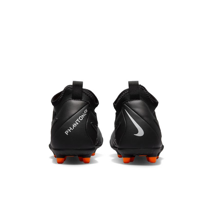 Nike Junior Phantom GX Club Dynamic Fit FG - Black/White/Dark Grey Youth Footwear Closeout Black/White/Dark Smoke Grey Youth 1.5 - Third Coast Soccer