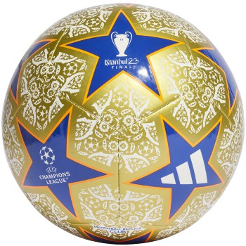 adidas UCL Club Ball - Gold Metallic/Team Royal/Solar Orange Balls   - Third Coast Soccer