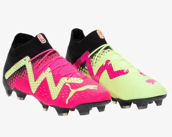 Puma Future Ultimate Tricks FG/AG - Black/Ravish/Fast Yellow Men's Footwear Closeout Black/Ravish/Fast Yellow Mens 6 - Third Coast Soccer