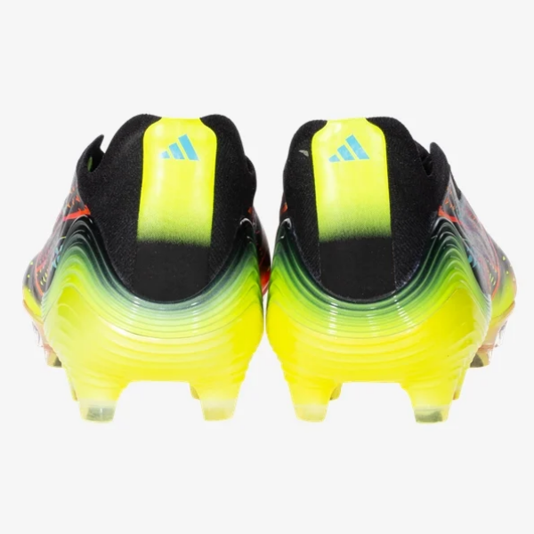 adidas Copa Sense+ FG - Black/Bright Cyan/Solar Yellow Men's Footwear Closeout   - Third Coast Soccer