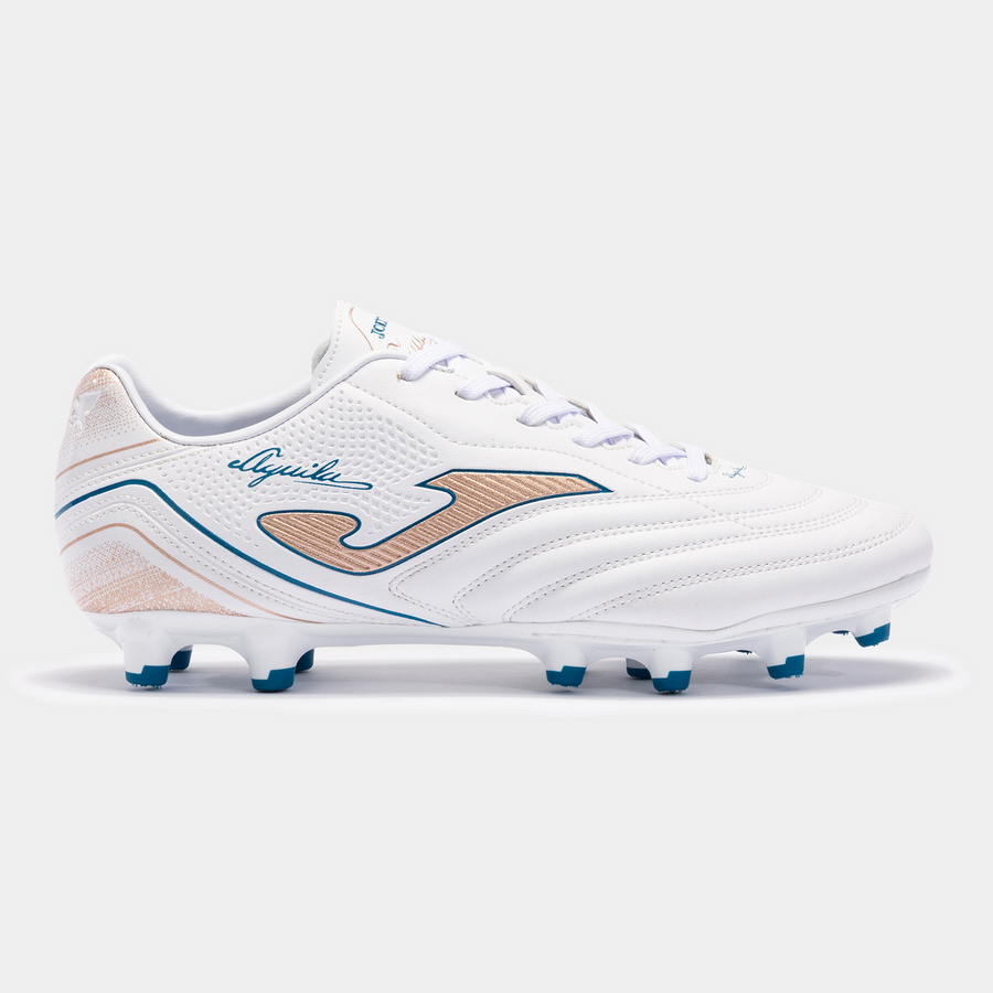 Joma Aguila FG - White/Gold/Royal Men's Footwear Closeout   - Third Coast Soccer