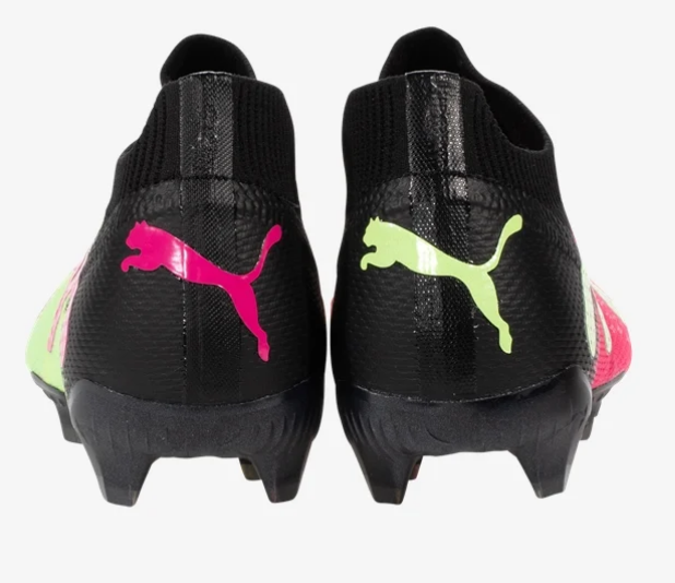 Puma Future Ultimate Tricks FG/AG - Black/Ravish/Fast Yellow Mens Footwear   - Third Coast Soccer