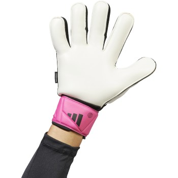 adidas Predator Match Fingersave GK Glove - Black/White/Shock Pink Gloves   - Third Coast Soccer