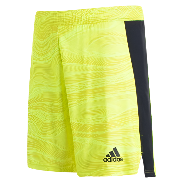 adidas Men's Condivo 21 Goalkeeper Short - Acid Yellow/Black Goalkeeper   - Third Coast Soccer