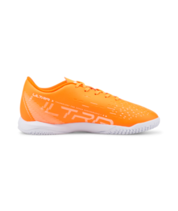 Puma Ultra Play It Jr - Ultra Orange/White Youth Footwear Youth 2.5 Ultra Orange/Puma White/Blue G - Third Coast Soccer