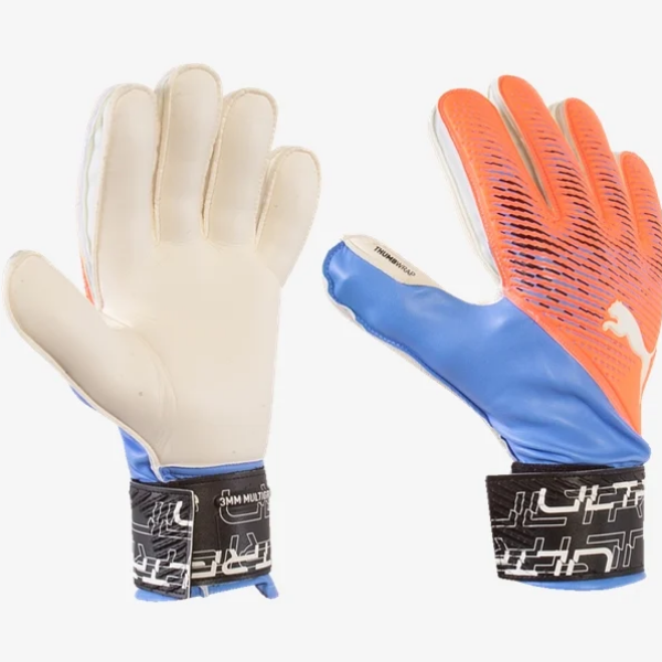 Puma Ultra Protect 3 Goalkeeper Glove - Orange/Blue Gloves   - Third Coast Soccer
