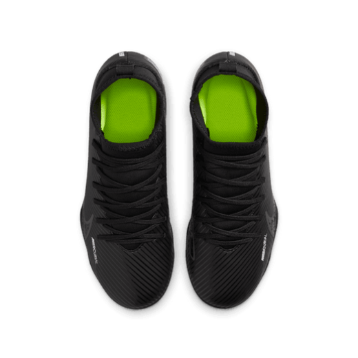Nike Junior Mercurial Superfly 9 Club FG - Black/Dark Smoke Grey/Volt Youth Footwear Closeout Youth 2.5 Black/Dark Smoke Grey/White - Third Coast Soccer