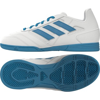 adidas Junior Super Sala 2 - White/Solar Red/Team Royal Blue Youth Footwear   - Third Coast Soccer