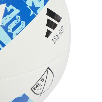 adidas MLS Club Ball - White/Blue/Bright Cyan Balls   - Third Coast Soccer