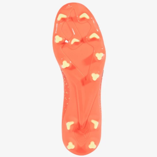 Puma Ultra Match Laceless FG - Fiery Coral/Fizzy Light/Puma Black Men's Footwear Closeout   - Third Coast Soccer