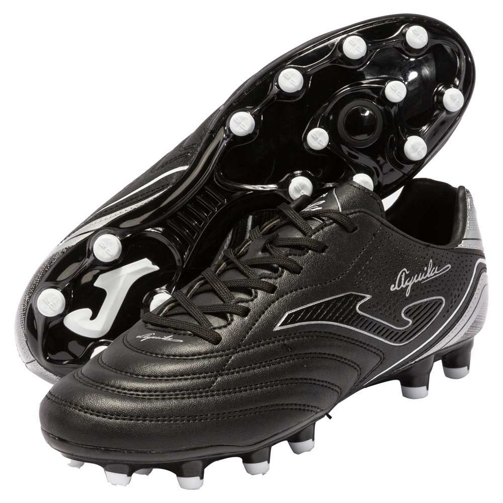 Joma Aguila 2201 FG - Black/White Mens Footwear Black Mens 7.5 - Third Coast Soccer