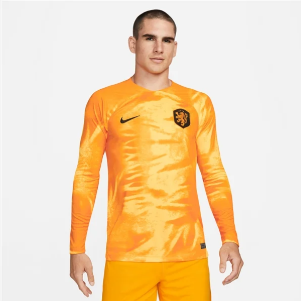 Nike Netherlands Home Long Sleeve Jersey 2022 International Replica Closeout   - Third Coast Soccer