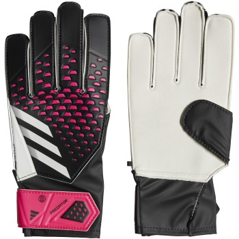 adidas Junior Predator Training Goalkeeper Glove - Black/White/Shock Pink Gloves Black/White/Team Shock Pink 7 - Third Coast Soccer